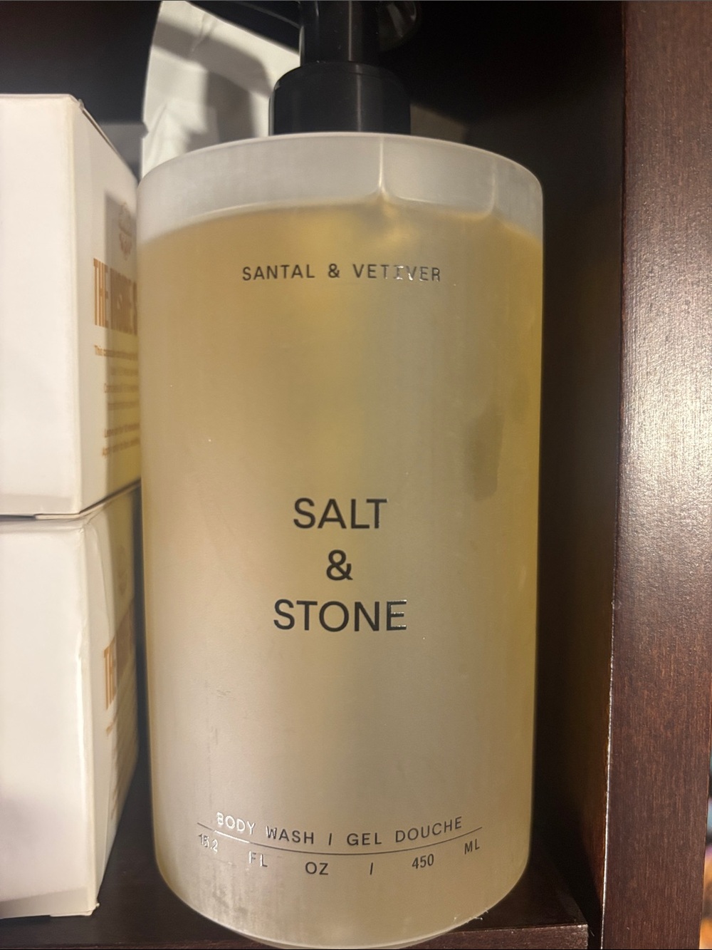 Salt & Stone Santal & Vetiver Body Wash - Amber